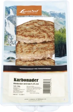 Karbonader 360g Lundal