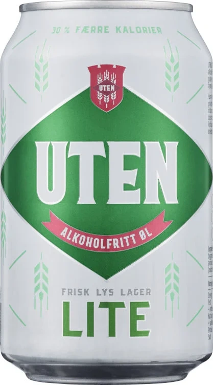 Uten Lite 0,33l boks Aass