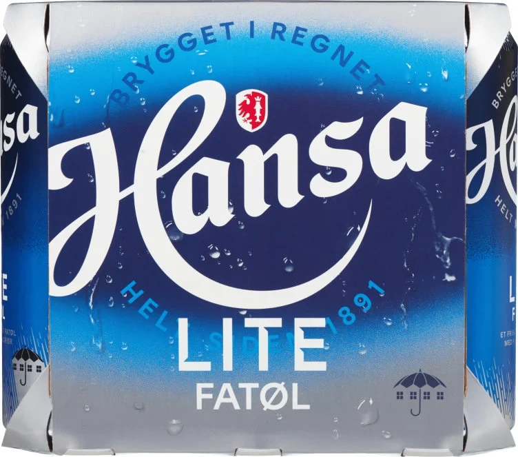 Hansa Lite Fatøl 0,5lx6 boks