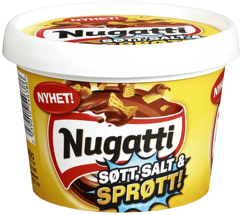 Nugatti Søtt/Salt/Sprøtt 325g