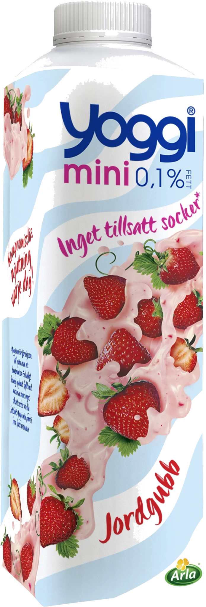 Mini yoghurt jordgubb 1000 g