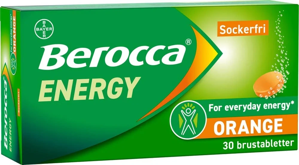 Brustabletter Energy Orange