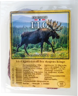 Elgpølse 45g Vikingsnacks