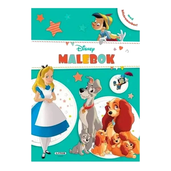 Disney Malebok med Klistremerker