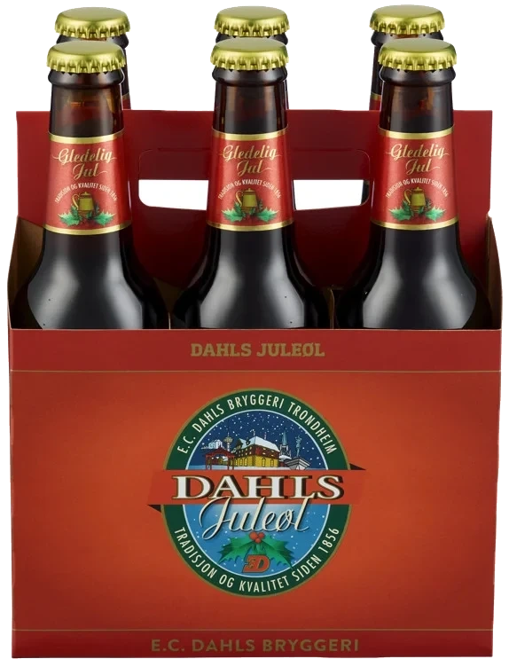 Dahls Juleøl 0,33lx6 flaske