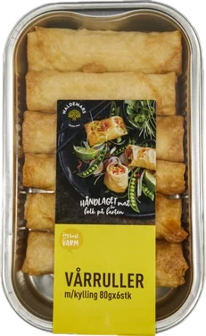 Vårrull Kylling 80g 6 stk X 4 Fam Wald