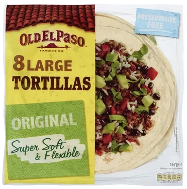 Oep Tortillas Original Large 8stk 12x467g