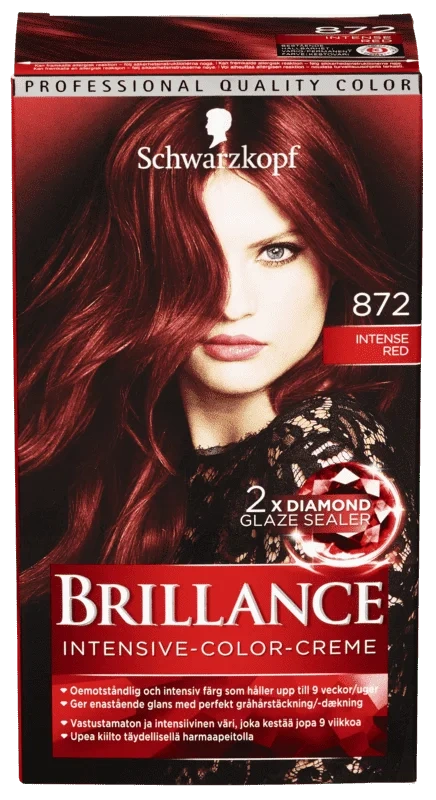 Brillance Hårfarge 872 Intense Red