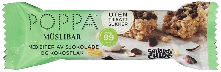 Poppa Muslibar Kokos&Sjokolade 23g