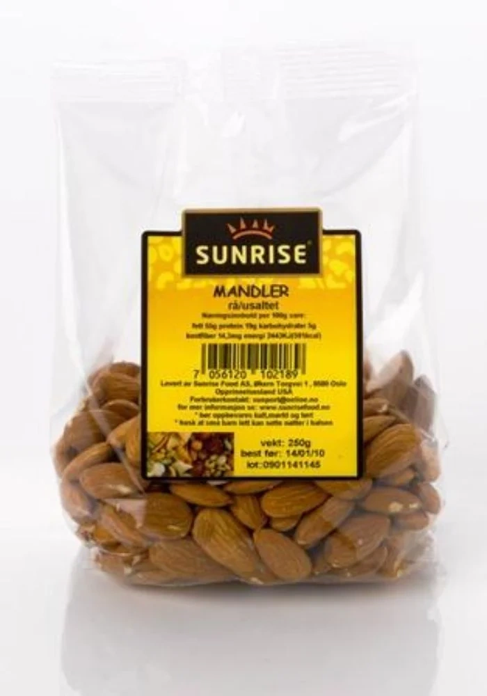 Sunrise food - sunrise mandler
