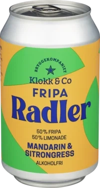 Fripa Radler Mandarin 0,33l boks Klokk&Co