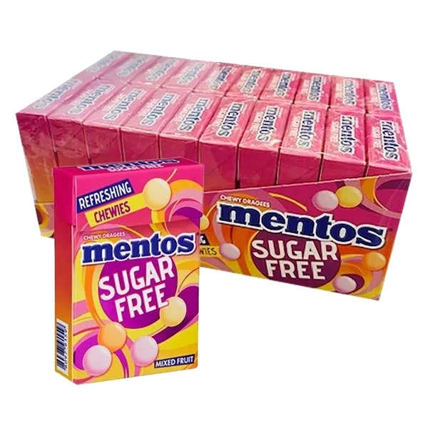 Mentos Sugarfree (Kartong 20 stk)