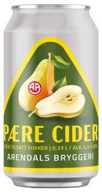 Pære Cider uten Sukker 0.33l bx Arendals