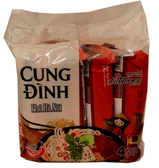 Rice Noodle Pho Beef 4x70g