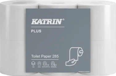Katrin Plus 285 Toalettpapir 6pk Hvit