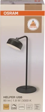 Led Lys Helper 3-i-1 Lampe Usb Sort