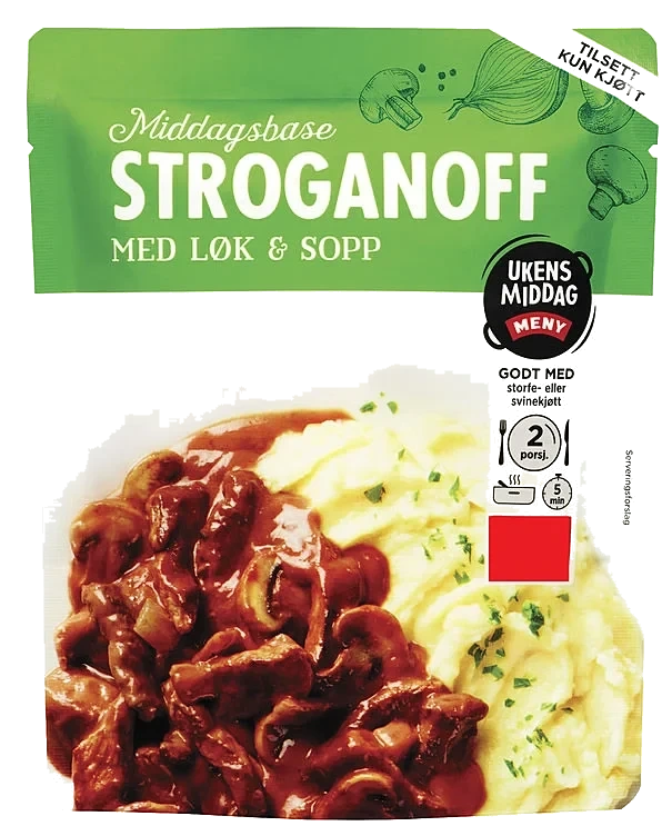 Stroganoff Base 400g Meny