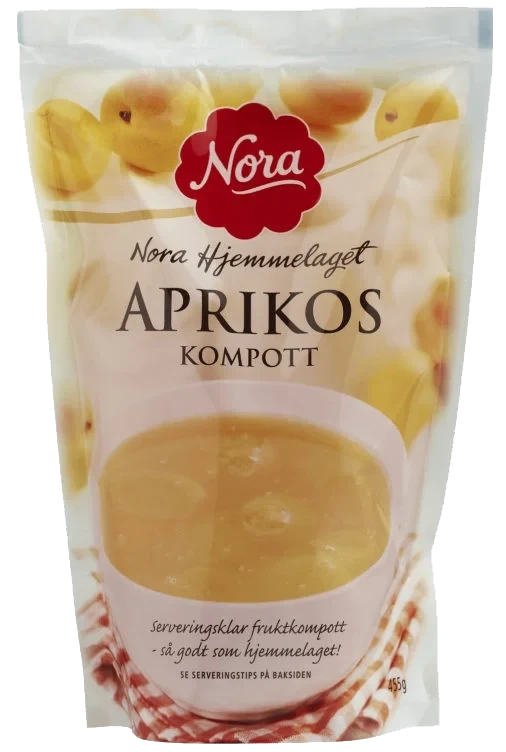 Nora Aprikoskompott 455g