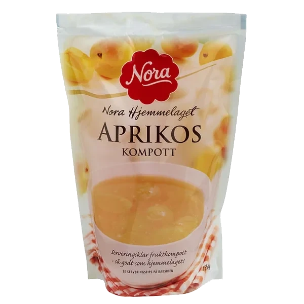 Nora Aprikoskompott 455g
