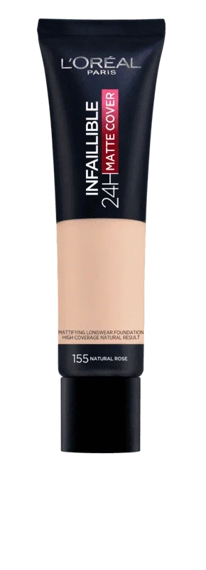 Loreal Infaillible 32 H Matte Cover Natural Rose 155