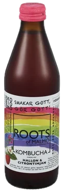 Roots Of Malmö, Økologisk Kombucha Bringebær med Sitrontimian