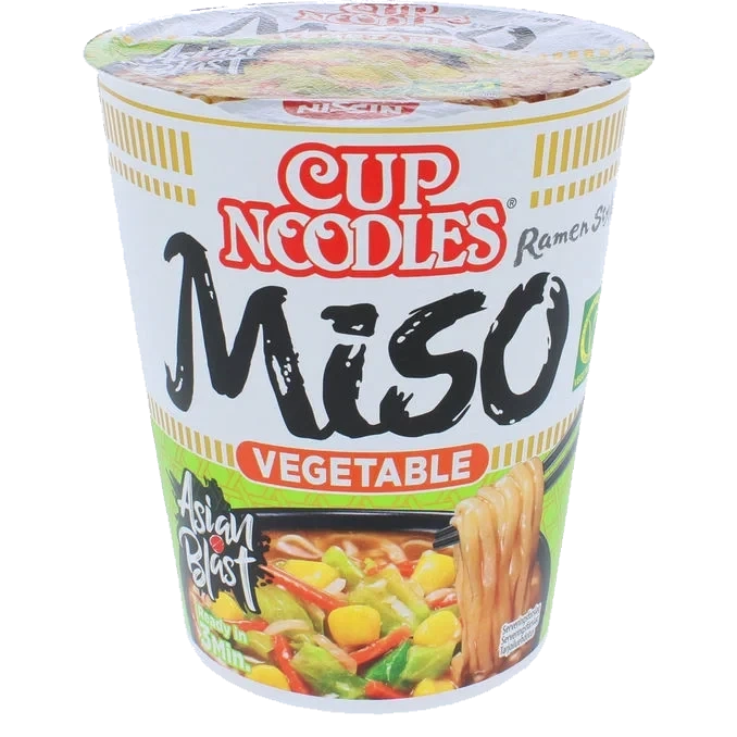 Nudelkopp Miso Grönsaker
