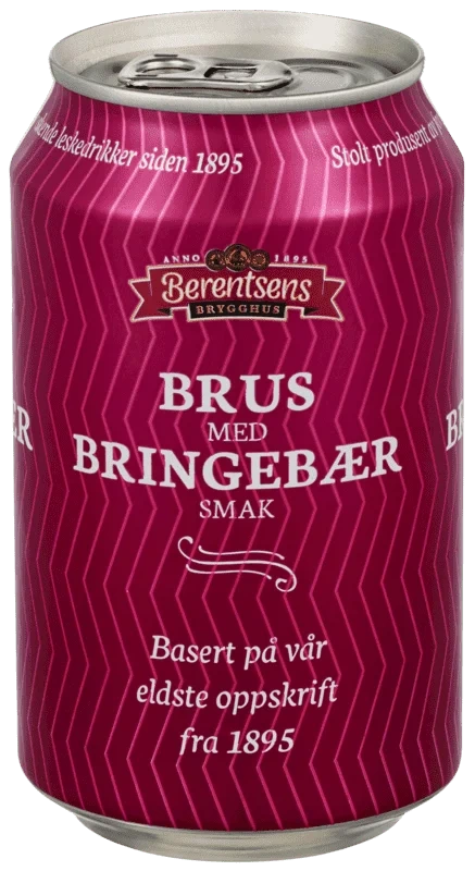 Bringebærbrus 4x0.33l bx