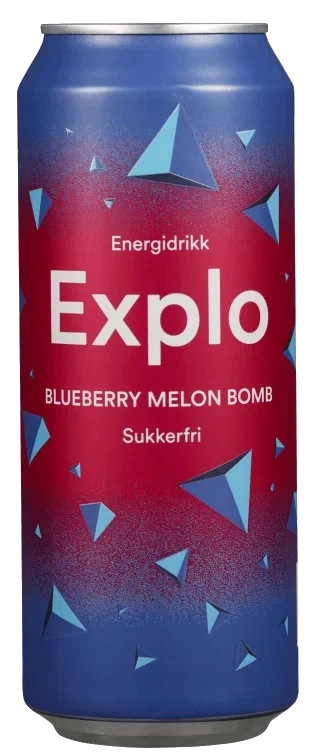 Explo Blueberry Melon Bomb Sukkerfi 0.5l bx