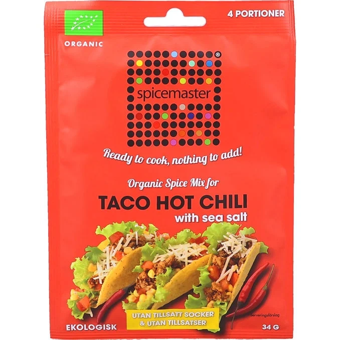 Kryddmix Taco Hot Chili Eko