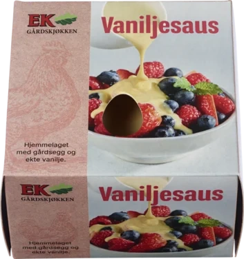 Vaniljesaus Ekte Hjemmelaget 190g Ek Gård