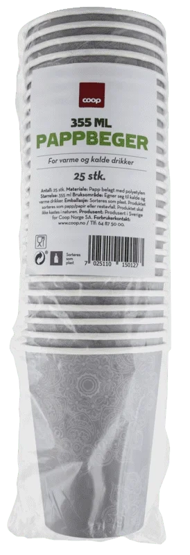 Coop Kaffebeger 355ml 25pk