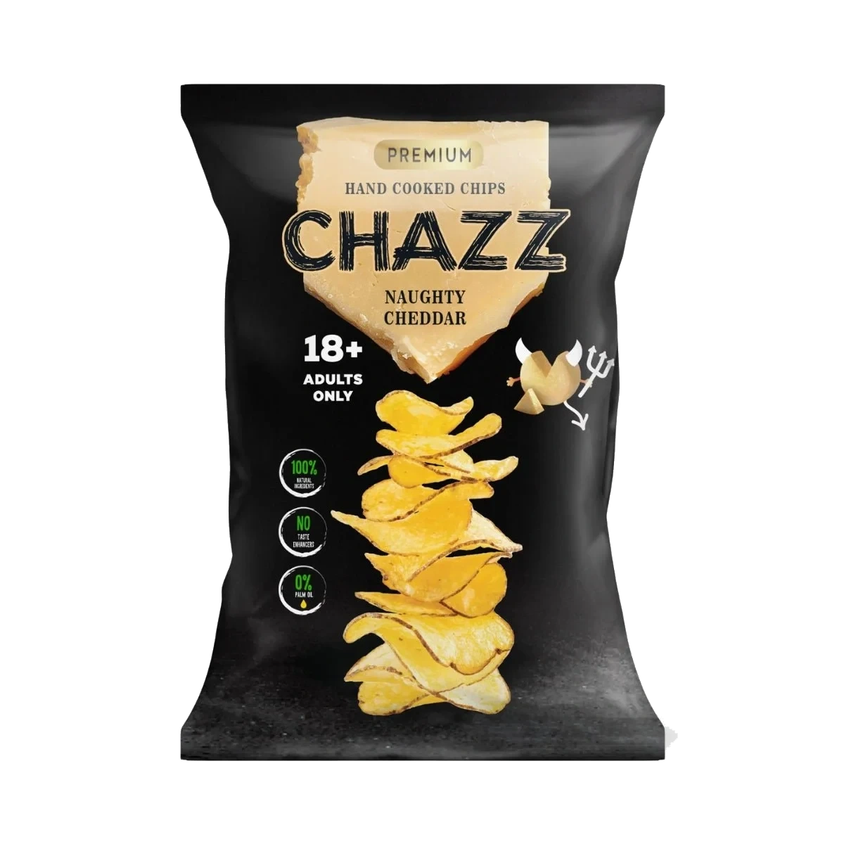 CHAZZ Naughty Cheddar Kettle Chips 90 g DATOVARE