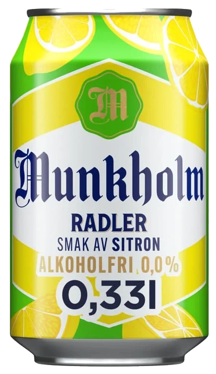 Munkholm Radler Sitron 0.33