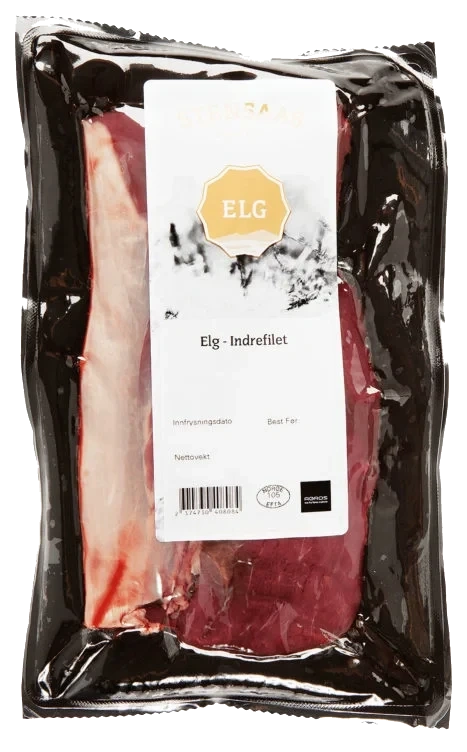 Elg Indrefilet Ca1,3kg Stensaas