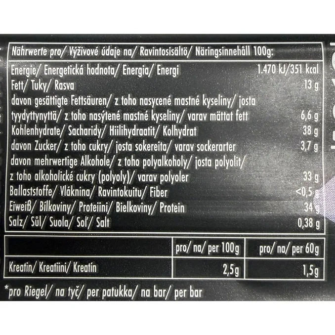 Proteinbar Kreatin White-Choco-Strawberry 12-pack