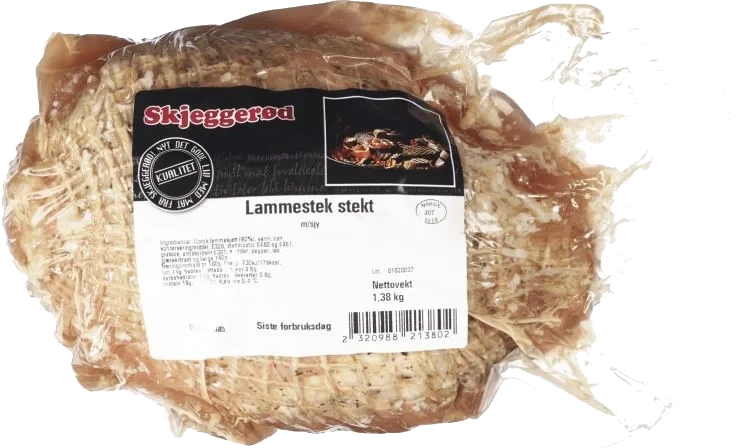 Lammestek Stekt m/Sky ca 1,5kg Skjeggerød