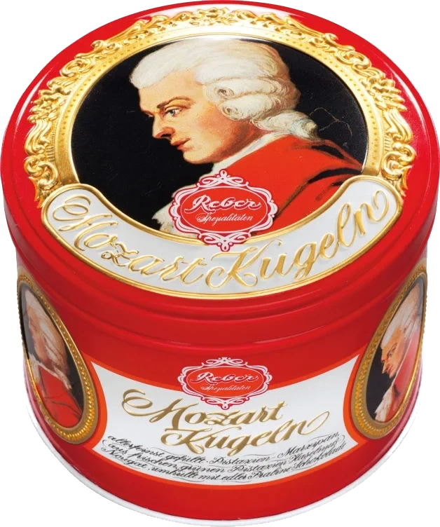Mozart Kugel Tinnbox 15 Pce 300g