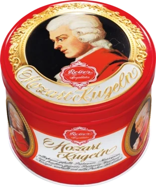 Mozart Kugel Tinnbox 15 Pce 300g