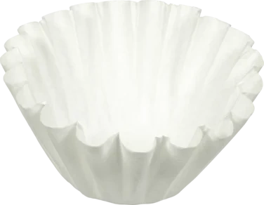 Kaffefilter bleket 90mm 250stk
