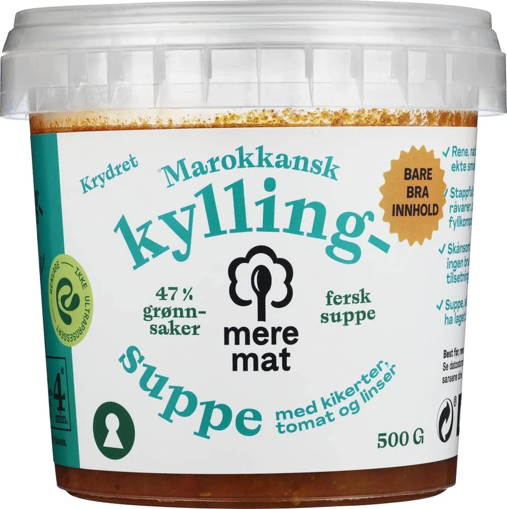 Marokkansk kyllingsuppe