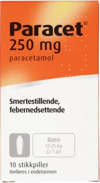 Paracet 250mg Stikkpiller
