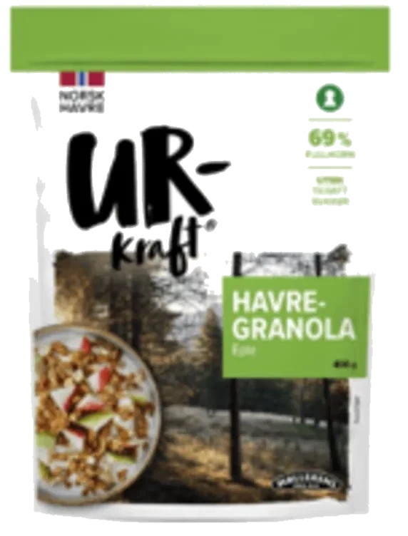 Havregranola Eple 400g Urkraft