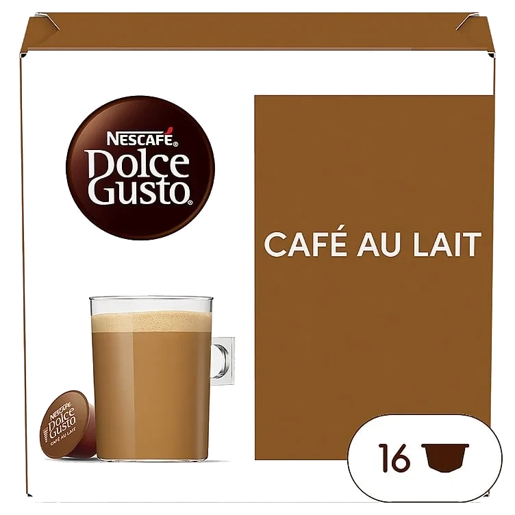 Cafe Au Lait 16kapsler Dolce Gusto