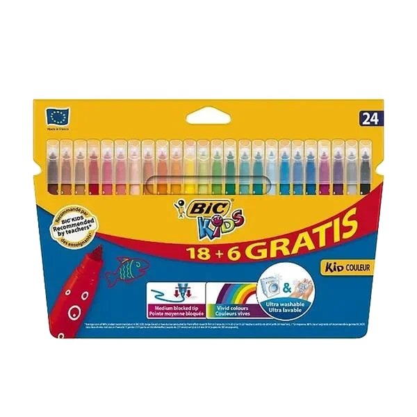 Kids Couleur Tusjer - 24pk