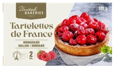 Fransk Bringebærterte, 220g (2x110g)