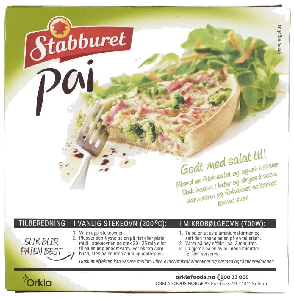 Bacon og brokkolipai