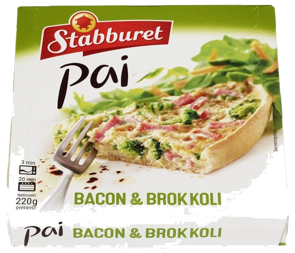 Bacon og brokkolipai