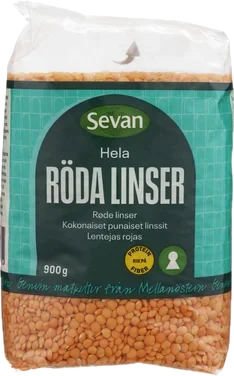 Linser Røde 900g Sevan