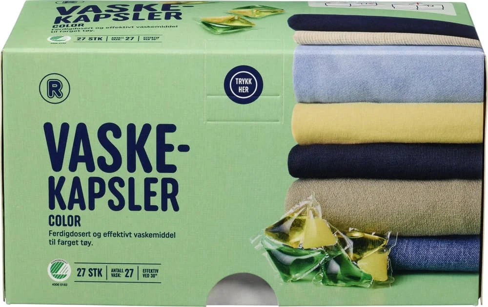 Vaskekapsler Color