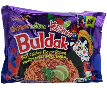 SamYang Habanero Lime Hot Chicken Ramen Noodles 5 x 135 g DATOVARE